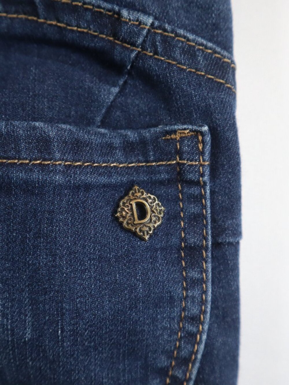 Democracy Jeans Womens 0p Blue Ab Solution Skinny Leg Denim Cotton Stretch - Picture 7 of 7